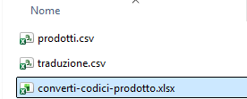 contenuto cartella