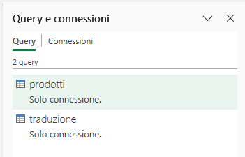 Microsoft Excel - Power Query - Converti codici prodotto