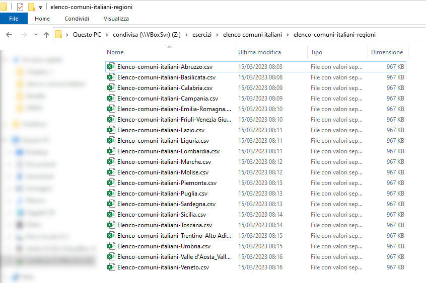  Excel Power Query - Importare tutti i file contenuti in una cartella