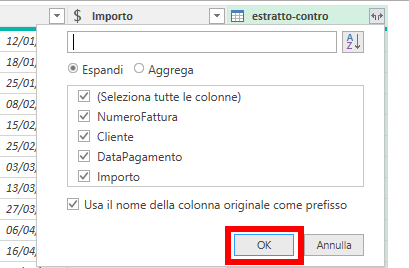 colonna estratto-conto 