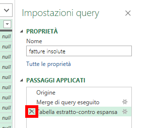 eliminazione passaggio