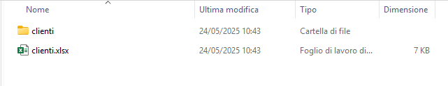 Microsoft Excel - Power Query - Pivot di colonne - Cartella iniziale